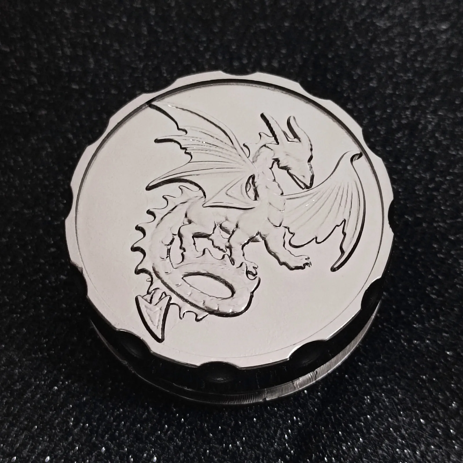 Rotierende Roulette Fingertip Gyro D&D Metallwürfel für Dungeons and Dragons Rollenspiele Spieler Spinner Dnd Würfel Geschenk Requisite