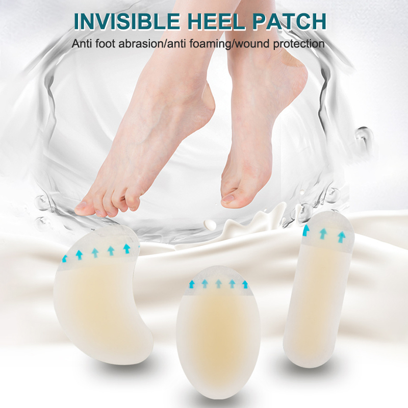 24 5pcs Adhesive Hydrocolloid Gel Blister Plaster Heel Anti-wearing Heel Sticker Pedicure Patch Plaster Foot Care Tools