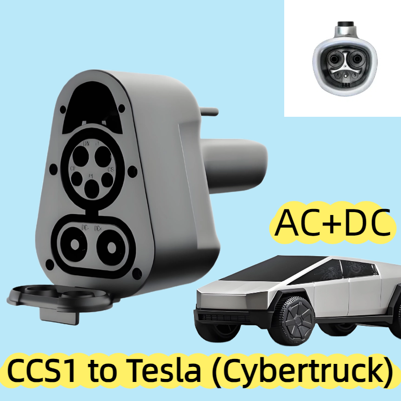 Tesla Model 3/X/Y/S cybertruck auto EV Charger AC DC snelle Adapter CCS1 Naar Tesla 250KW Converter Laadstation COMBO Converter
