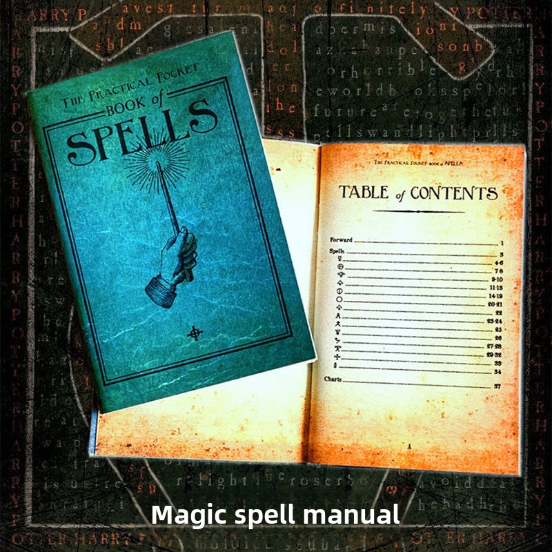 Charmed Book Herbalism หนังสือเรียนโหราศาสตร์หนังสือ Vintage Scrapbooking Journal Spell บันทึก Story Spellbook เด็กของขวัญ