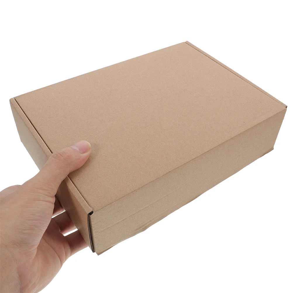 10 ชิ้นกล่องรองเท้ากล่องวรรณกรรม Mailer การจัดส่ง Heavy กระดาษแข็งค่าเฉลี่ยขนาดใหญ่แบน Boxesmailing กระดาษขนาดกลางขนาดเล็กสีน้ําตาลสําหรับ