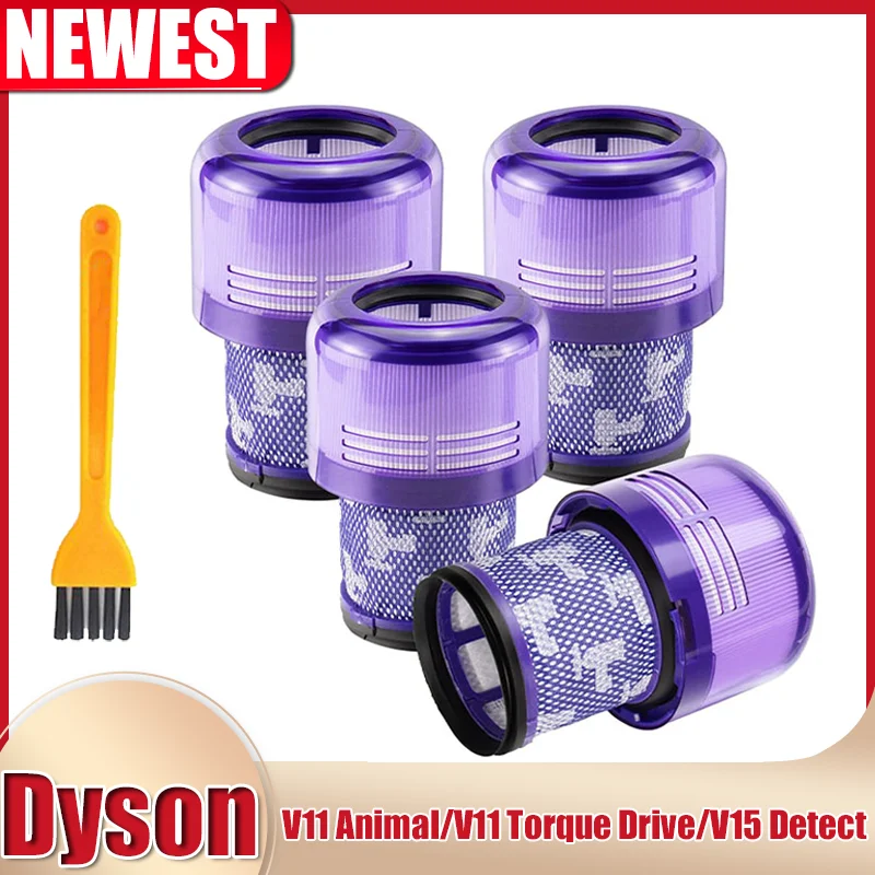 Peças de reposição de filtro hepa para dyson v11 torque drive v11 animal v15 detectar sv14 vácuo sem fio comparar com parte 970013 -02