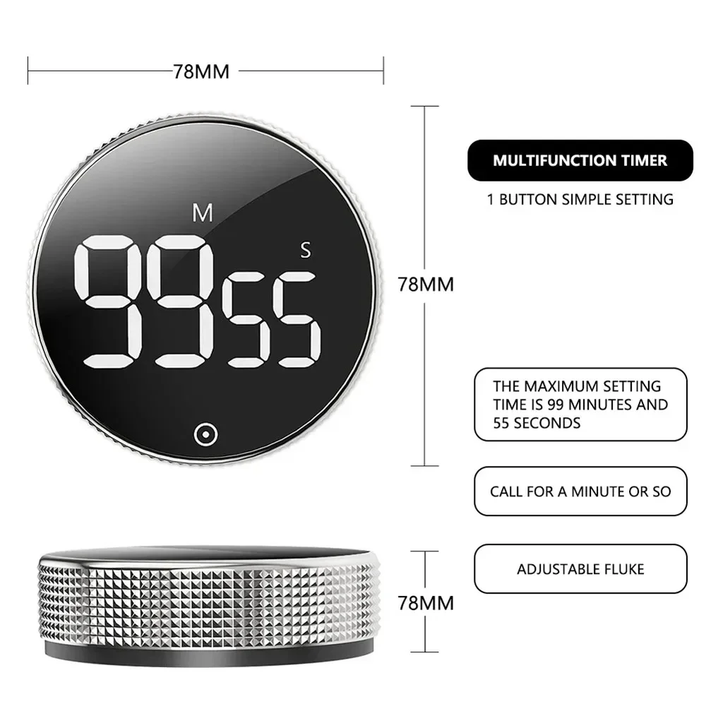 Super Mini LCD Digital Display Kitchen Timer Kitchen Countdown Alarm Magnet Clock Sleep Stopwatch Clock Timer