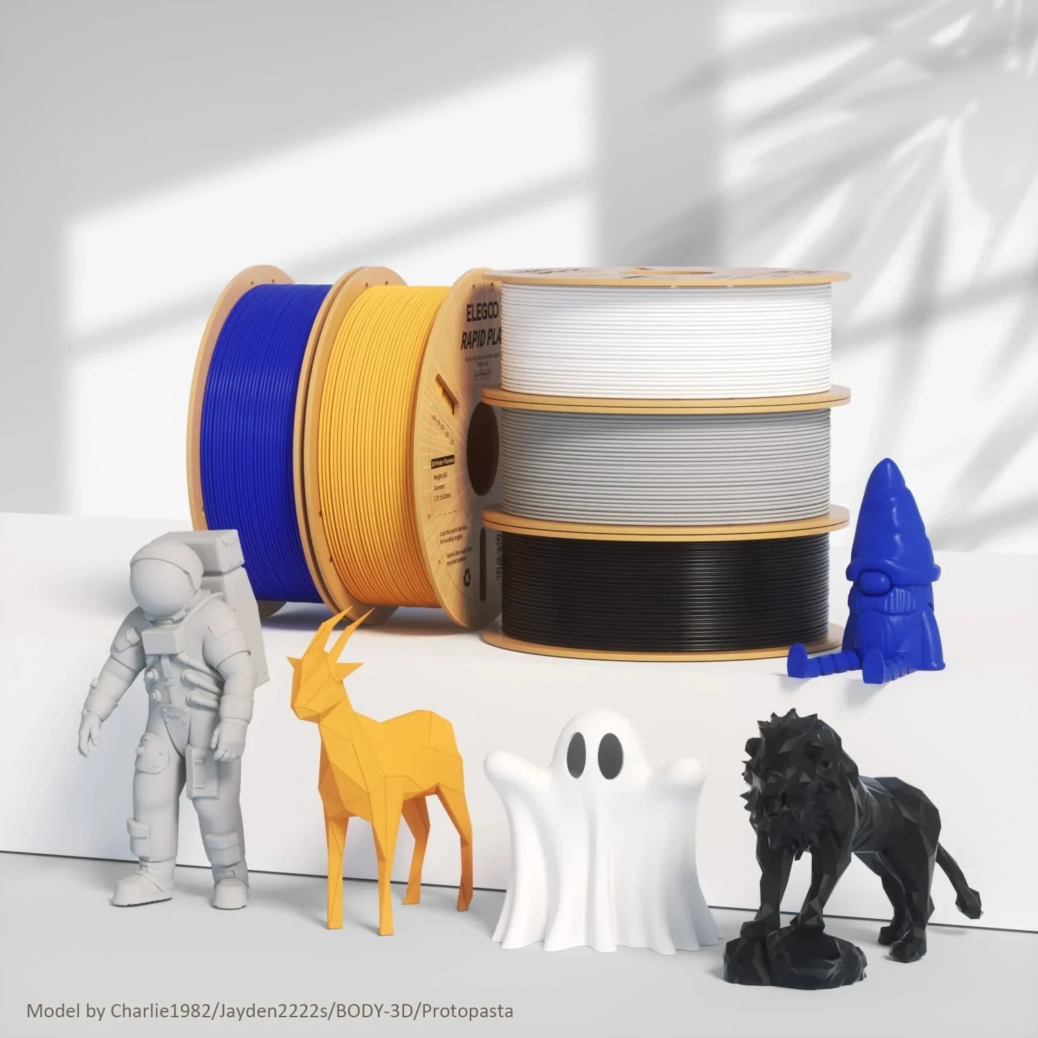Filamento ELEGOO RAPID PLA + 1,75 mm, filamento de impressora 3D, suporte para velocidade de impressão de 30-600 mm/s, compatível com a maioria das impressoras 3D FDM