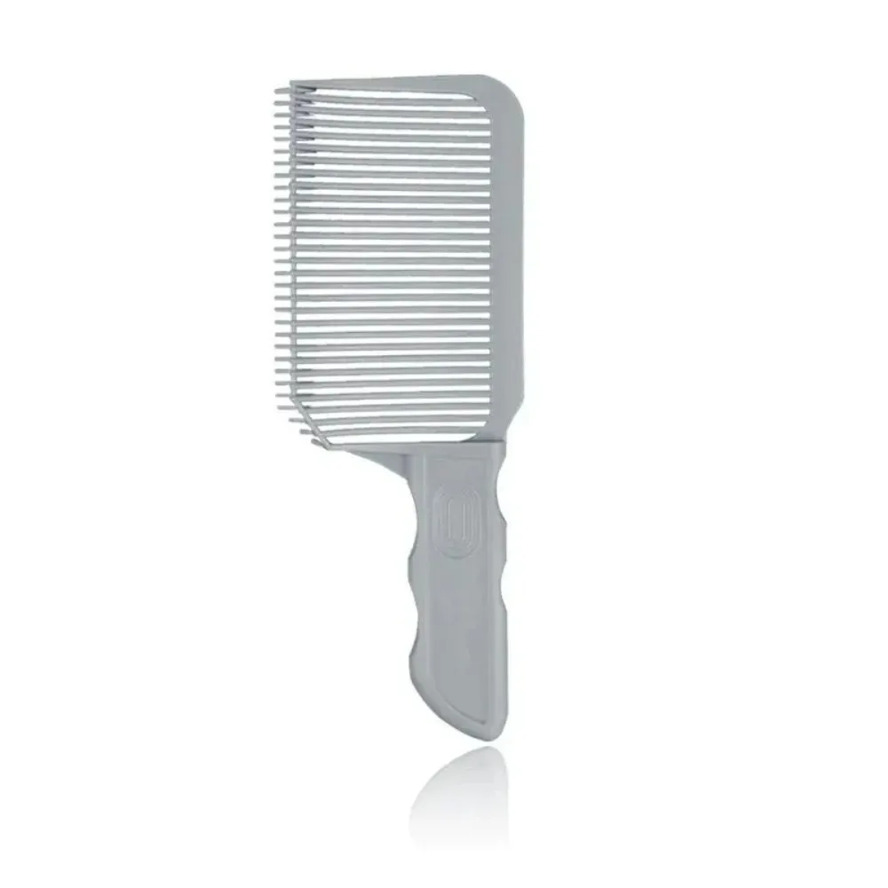 【Vendas quentes】 Novo pente clipper estilo masculino pente de cabelo plano curvo em forma de v pente de barbeiro posicionamento gradiente desembaraçar cabelo magia