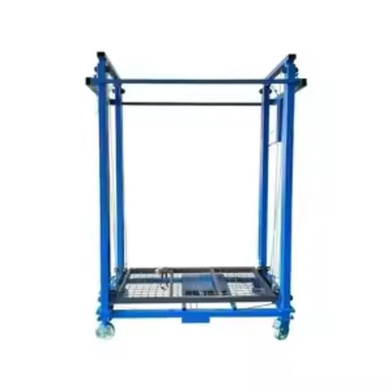 Elevador de andamio Industrial de alta resistencia, 9M, 10M, capacidad de carga de 500KG, taller de equipo de elevación hidráulica