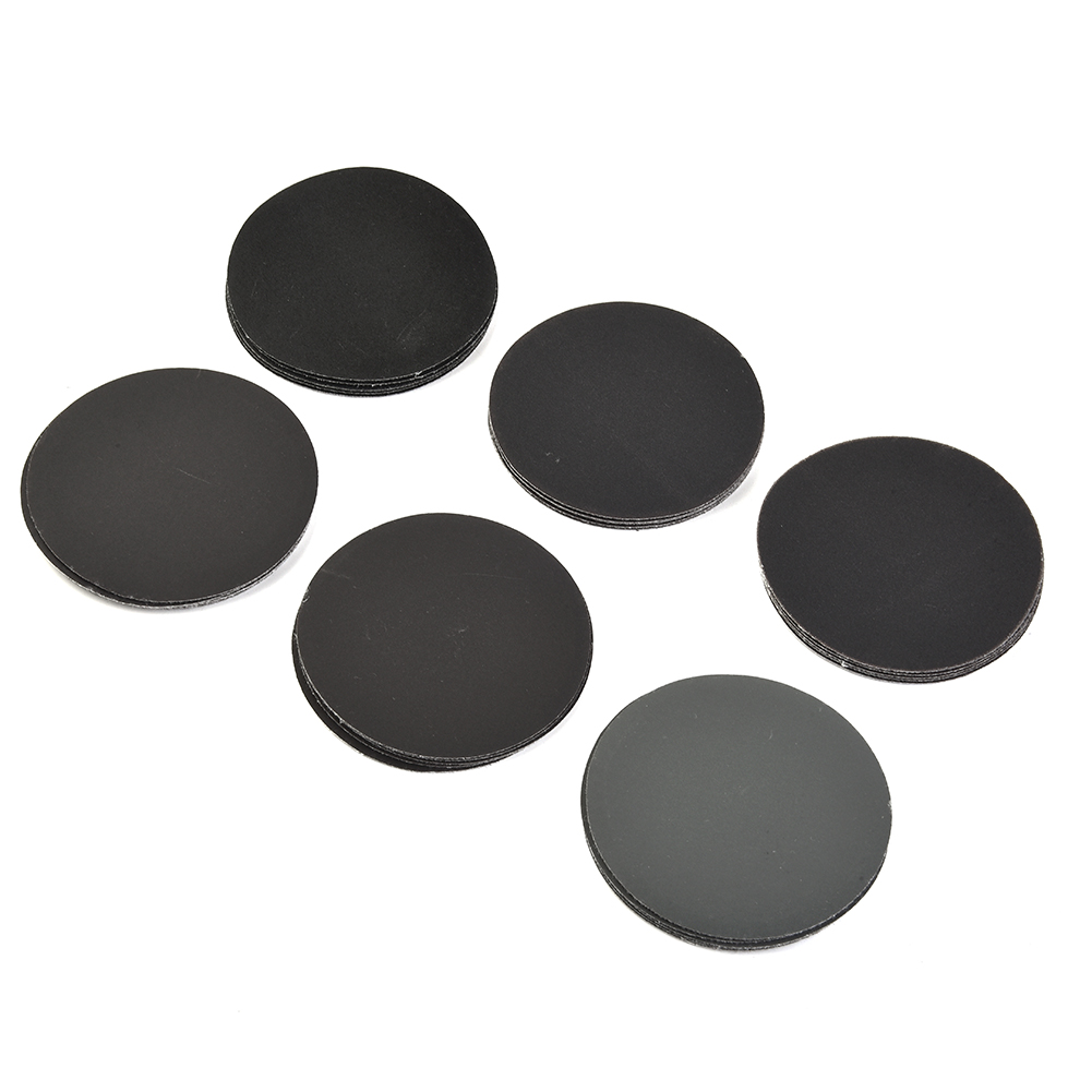 30 peças discos de lixa de 3 polegadas 75mm lixa molhada/seca 320, 400, 600, 800, 1000, 1500 grão mosquetão de areia de alta qualidade bandeja de areia redonda