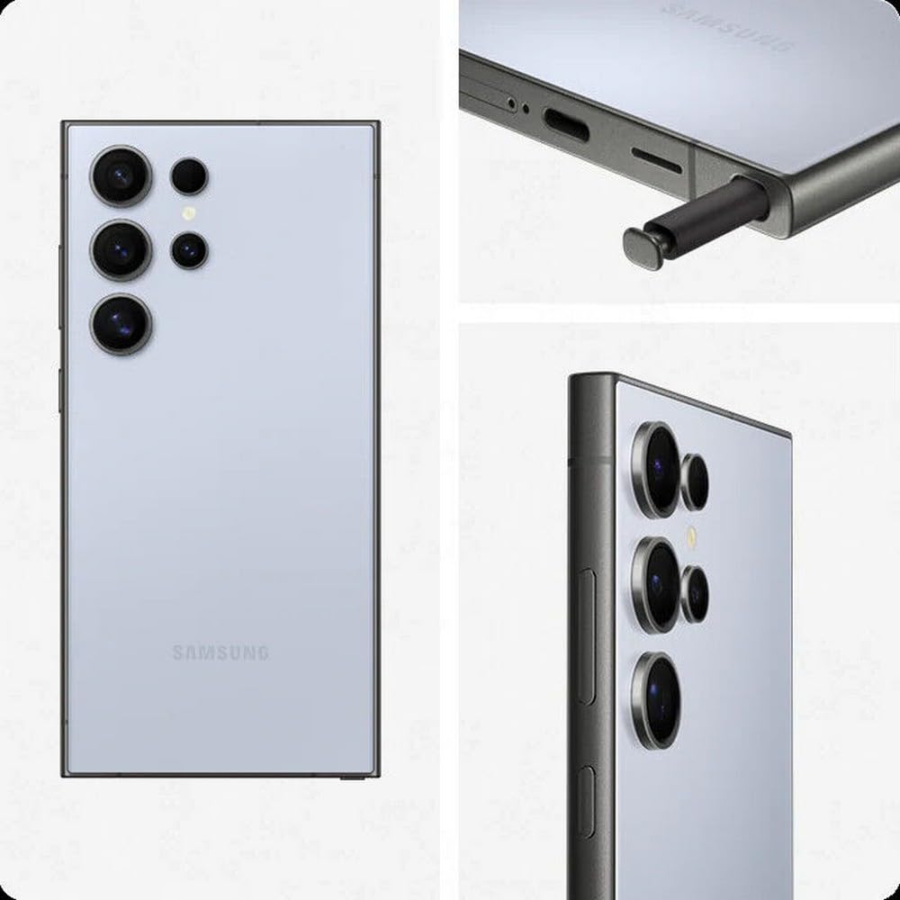 2024 New Samsung Galaxy S24 Ultra AI Smartphone 200MP Wide-angle AI Camera Cell Phone 6.8" AMOLED 120Hz 2X Display 45W 5000mAh