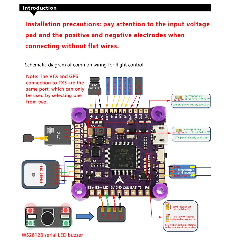 F405 V3 3-6S 30X30 FC & BLHELIS 50A 60A ESC FPV Stack BMP280 F405 Flight Controller 4in1 ESC สําหรับ RC FPV Freestyle Drone รุ่น