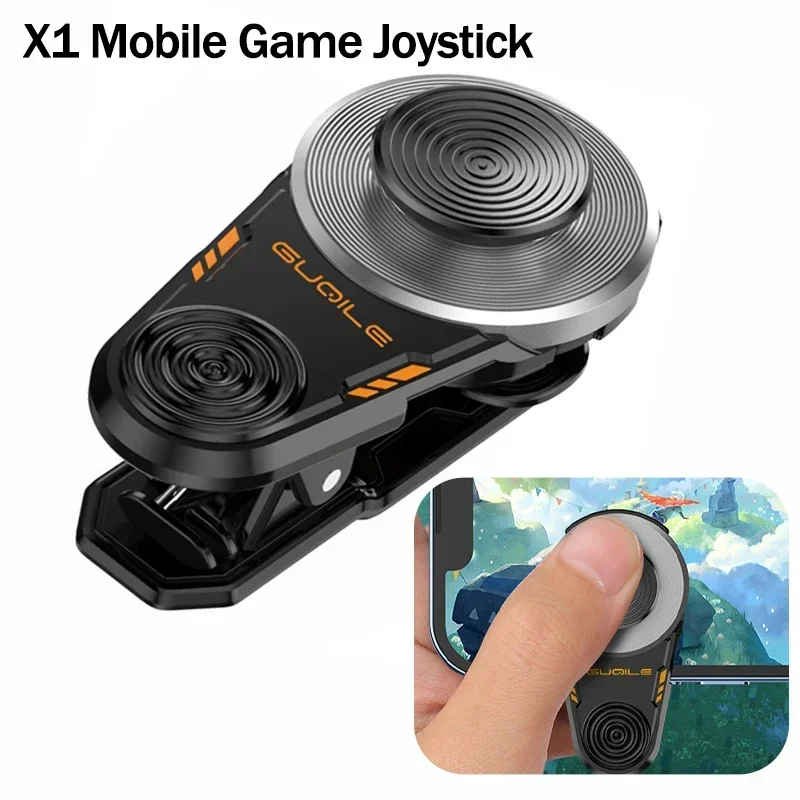 X1 Universal teléfono móvil 360 grados Joysticks externos para juegos caminando en movimiento para FPS Android IOS PUBG ABS accesorios de juego
