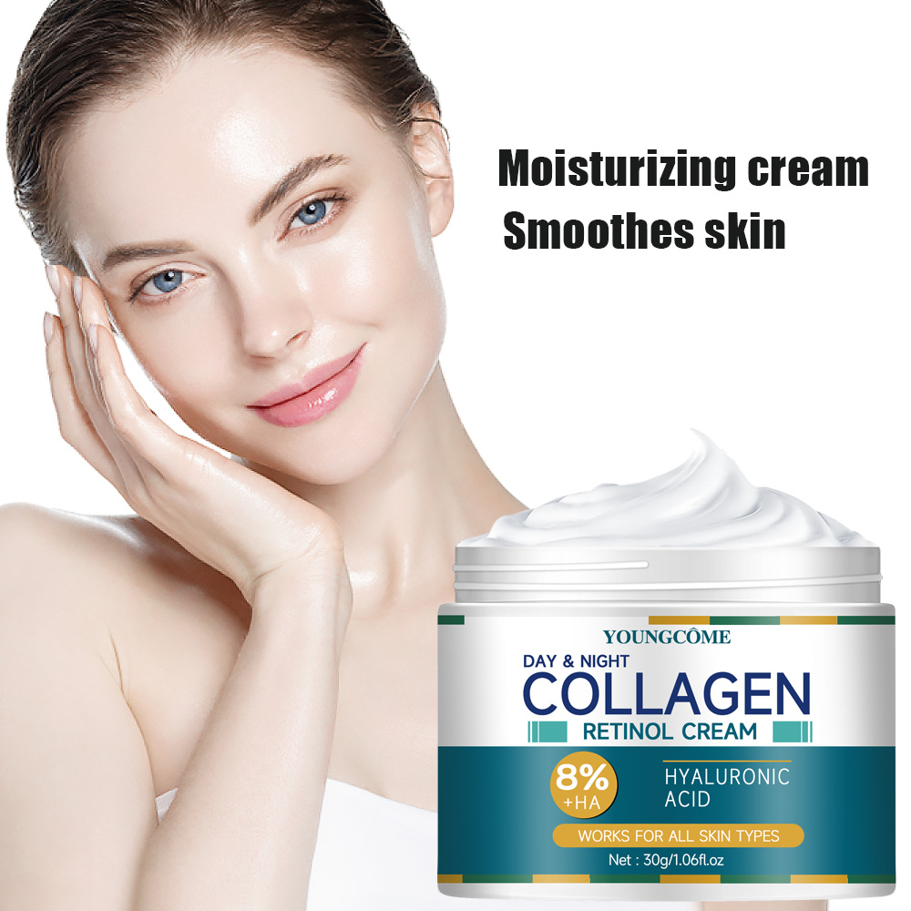 Clearance_Collagen Cream spendet tiefen Feuchtigkeit, nährt die Haut, um Elastizität zu wiederherzustellen, strahlend, feuchtigkeitsspendend, Anti-Falten-Aging-Schrumpf