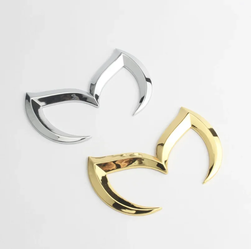 Calcomanías adhesivas con emblema de murciélago de Metal 3D para Mazda 2 3 6 8 Atenza CX-30 CX-50 CX-60 MX-5 CX-3 CX-5 CX-7 accesorios de estilo de coche