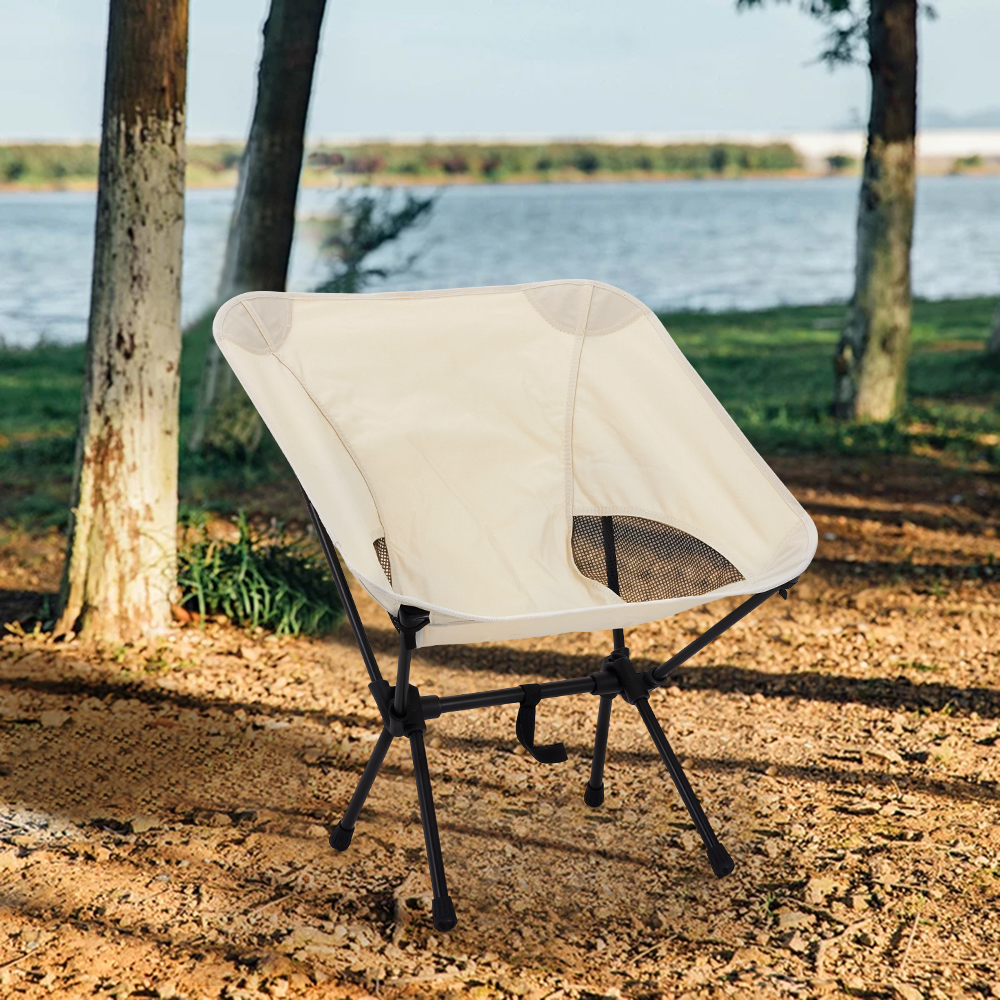 【Breeins】Foldable Camping Chairs Set Lightweight folding Chair Ultralight Backpacking Moon Chairs for Garden Picnic Beach