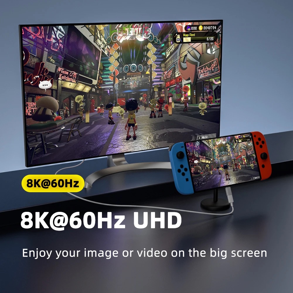 Adaptador de carga rápida PD140W USB4.0 tipo C a USB C, convertidor, conector de sincronización de datos de 40Gbps, 8K @ 60Hz, adaptador USB C OTG para MacBook