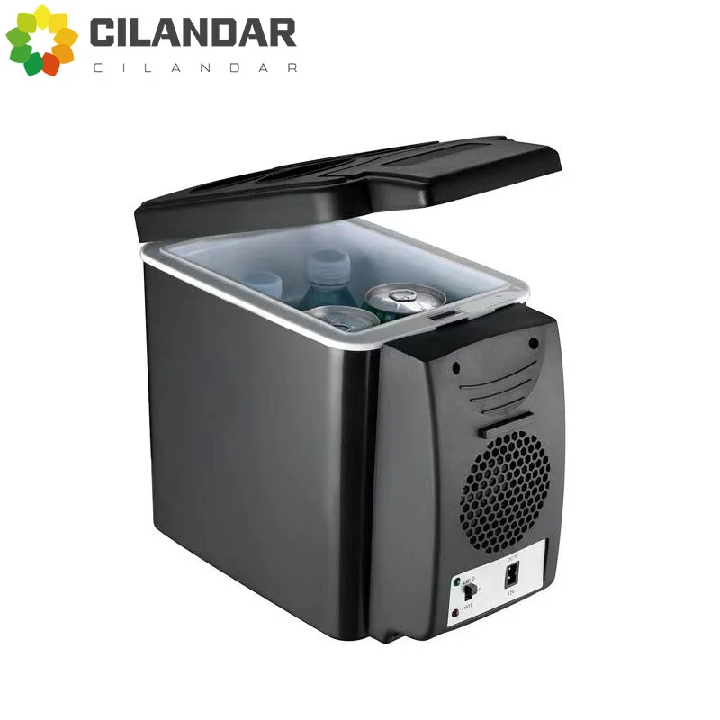 2025 6L 8L Car Refrigerator Small Home Camping Summer Cool Drinks Frozen Cold Drinks 12V Car 24V Truck