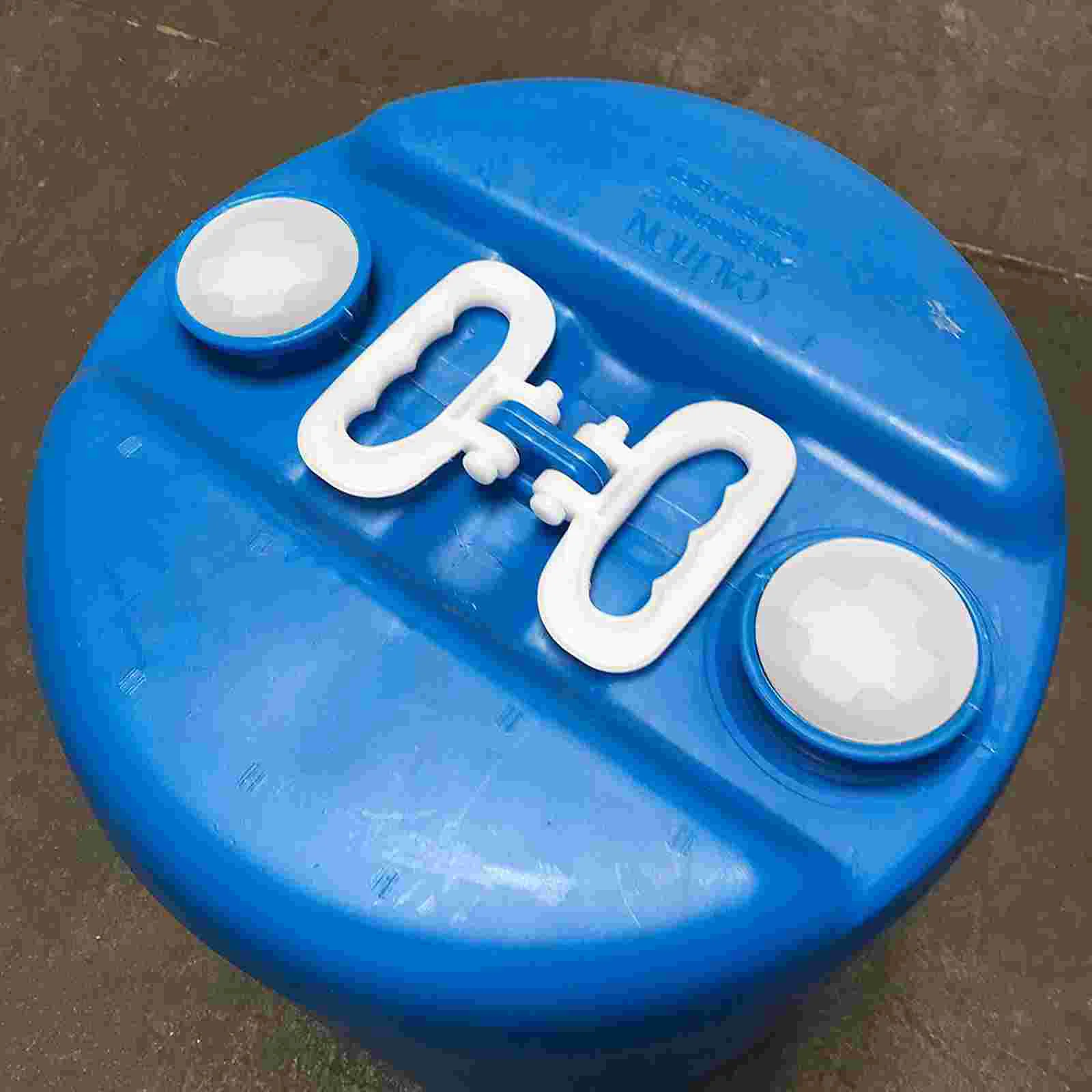 4 Pcs Cover Multiple Use Drum Cap Stable Seal Roller Lid Caps Liquid Plastic Barrel Bung Oil Lids