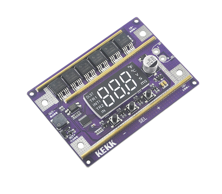 K100 Small Handheld Portable DIY Farad Capacitor Spot Welding 12V Control Board Kit 0.3mm For 18650 Battery Spot Welder Machine