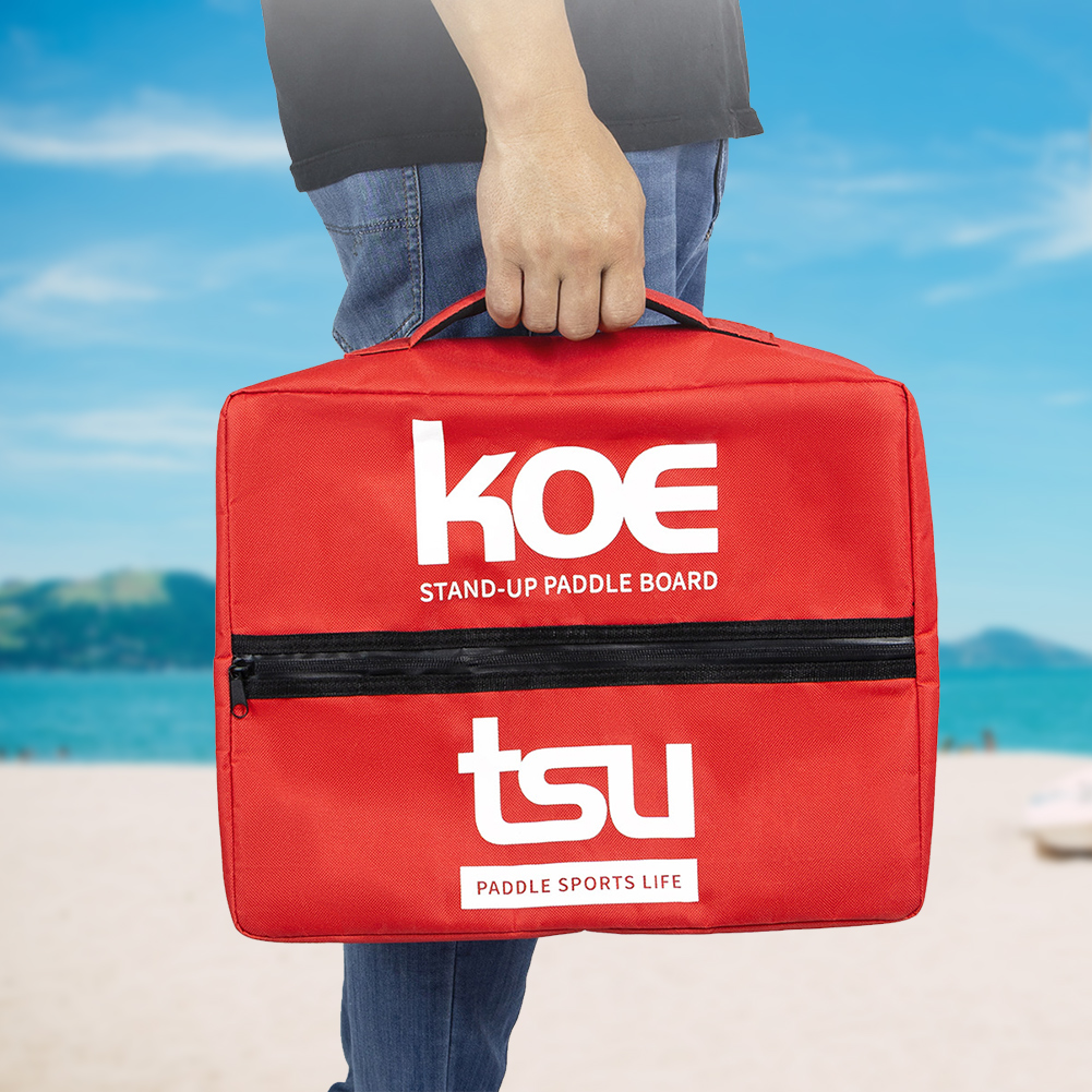 KOETSU Paddle Board Storage Bag Adjustable Paddleboard Deck Cooler Bag Sealed Zipper Food Storage Bag for Stand-Up Paddleboard