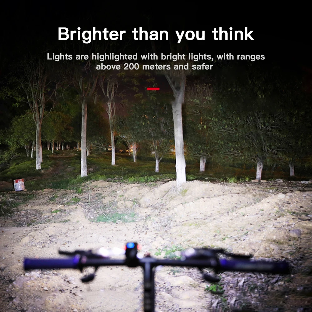 Mới Đèn LED Xe Đạp 1000LM USB Sạc Màn Hình Hiển Thị Công Suất MTB Đường Núi Trước Xe Đạp Đèn Đèn Pin Xe Đạp Thiết Bị