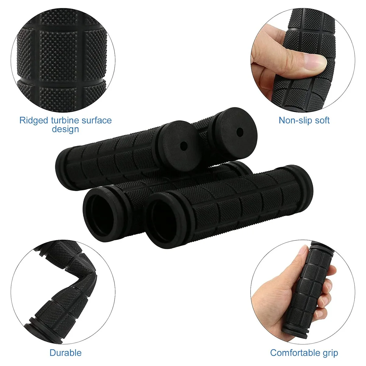 Fahrrad Lenker Grip Anti Slip Weiche Gummi Grip Schutzhülle Geeignet Für Kinder Mountainbike Grip Zubehör 2 stücke