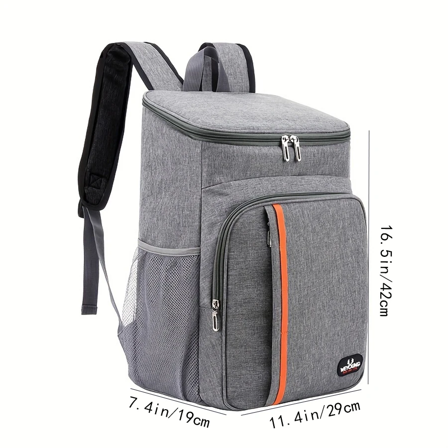 Borsa da picnic isolata addensata, borsa da pranzo portatile in foglio di alluminio, borsa a tracolla con isolamento termico di grande capacità