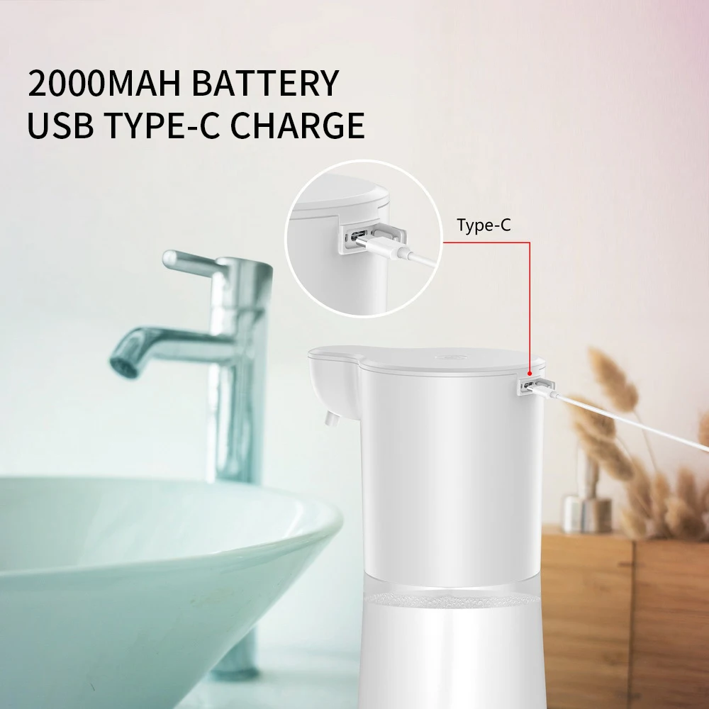Xiaomi-dispensador automático de jabón de espuma por inducción, carga USB, 2000mAh, infrarrojo inteligente, sin contacto, para cocina y baño