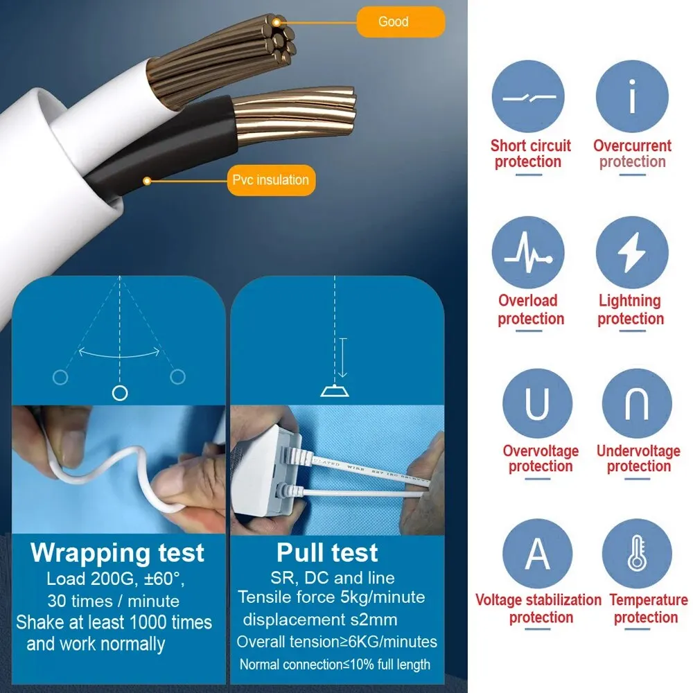AC 110-240V DC 12V 2A Adattatore di Alimentazione UE Esterna Impermeabile Caricatore di Alimentazione Europa Convertitore Adattatore Universale per strisce luminose a LED