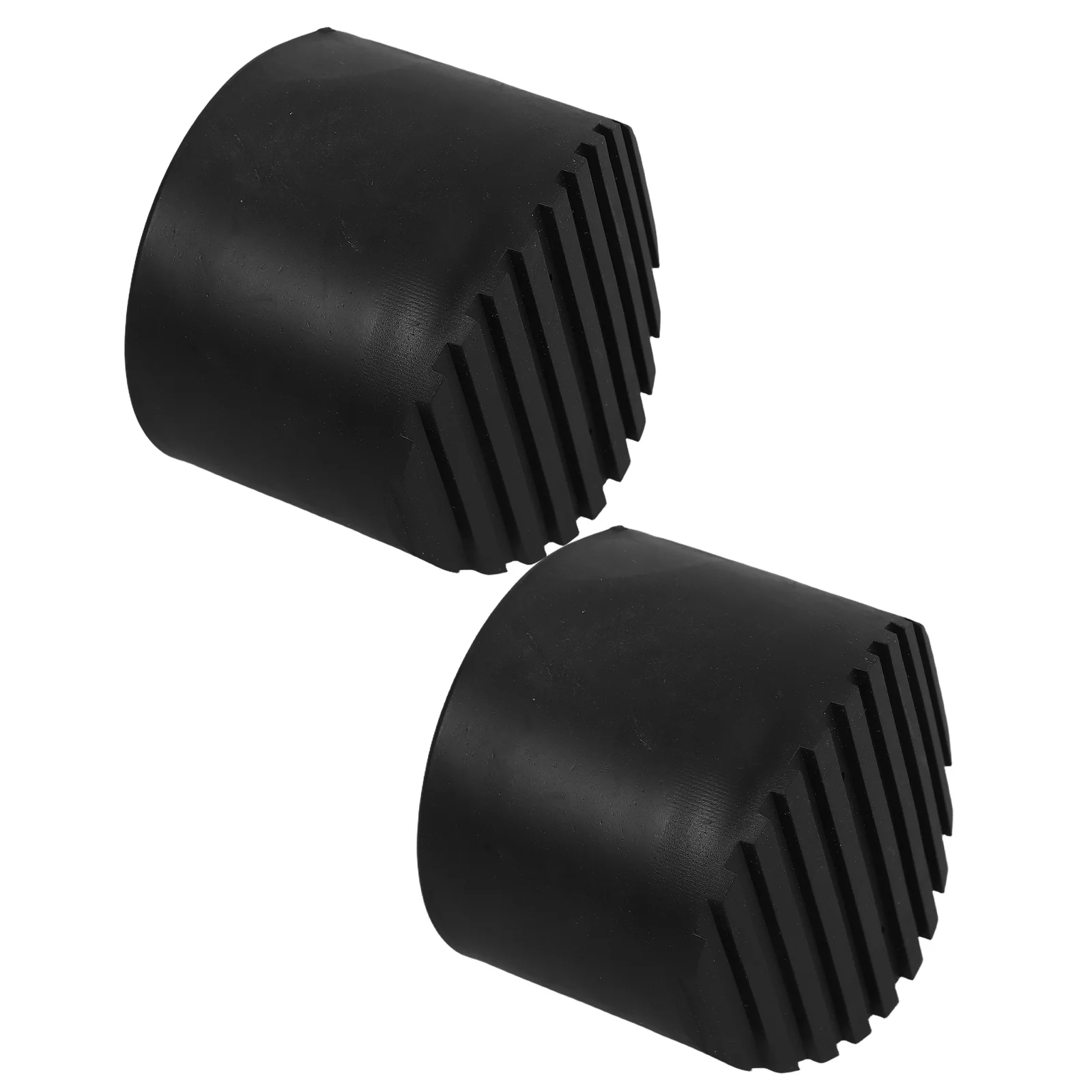 2pcs Ladder Foot Cover Universal Round Non Slip Replacement Caps for Telescopic Folding Ladders Anti Skid Stabilizer Durable