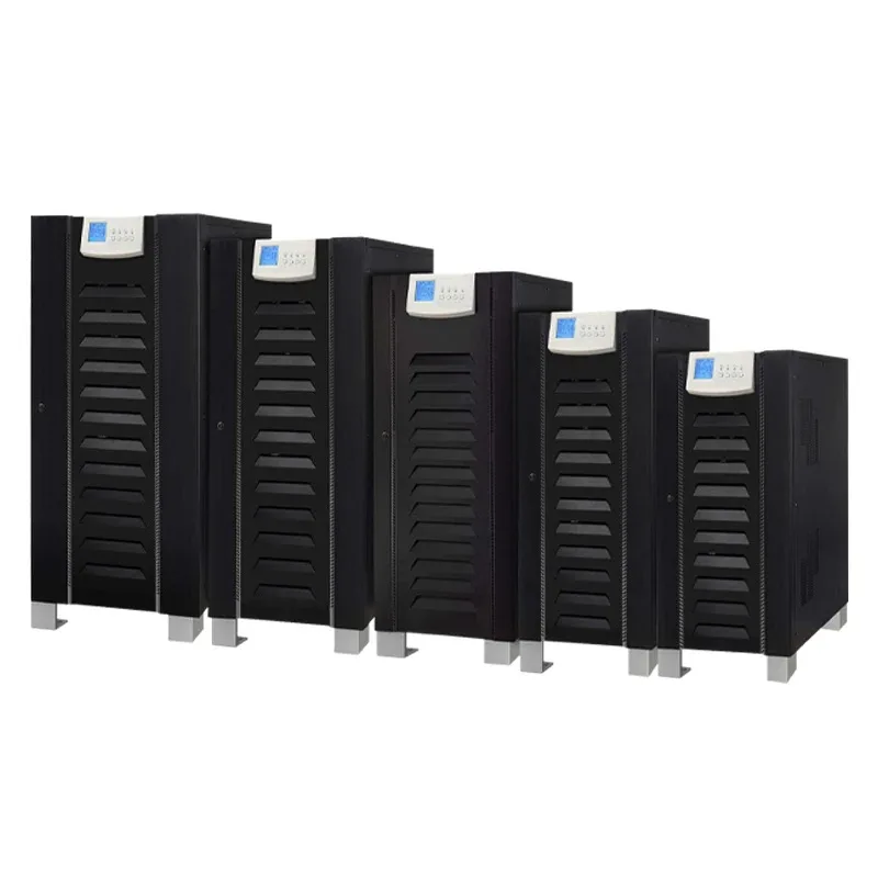 Cwups Industrial de baja frecuencia en línea AC onda sinusoidal pura 3 trifásico Ups 10kva fuente de alimentación de respaldo ininterrumpida