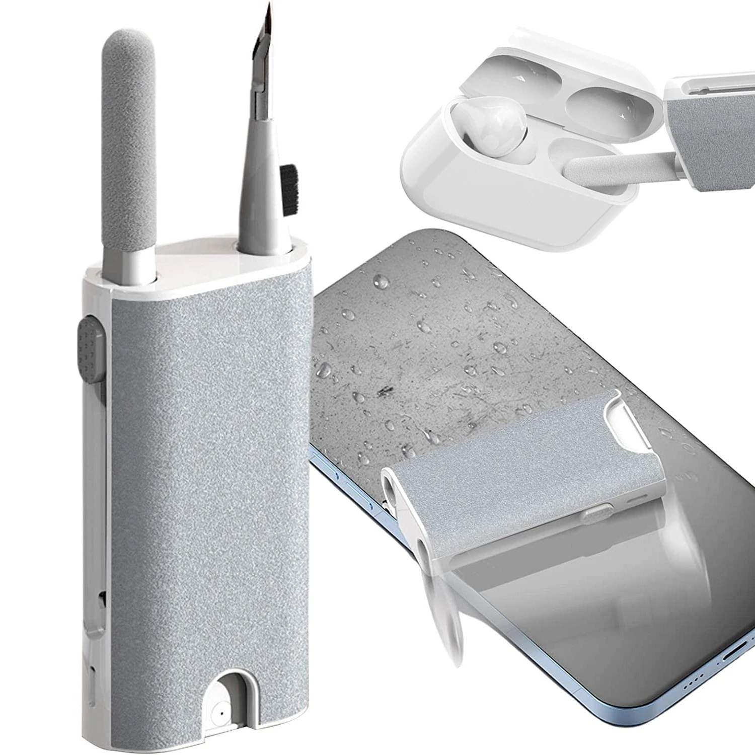 5-in-1-Kopfhörer-Reinigungsbürsten-Set, Kamera, Telefon, Tablet, Laptop, TV, Bildschirmreinigungswerkzeuge, Headset-Reinigungsstift für Airpod Pro 3 2 1