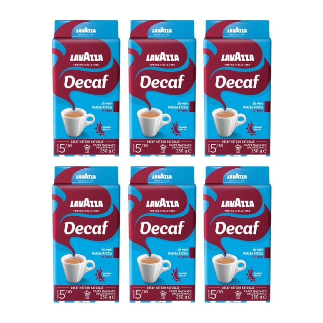 Kawa mielona DEK Intenso 6x250g - Lavazza