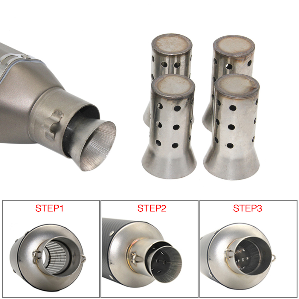 Motorrad Auspuff Schalldämpfer DB Killer Schalldämpfer Noise Sound Eliminator 51mm FÜR KAWASAKI Z650 NER-6N Z1000SX Ninja 300 EX300 Z300