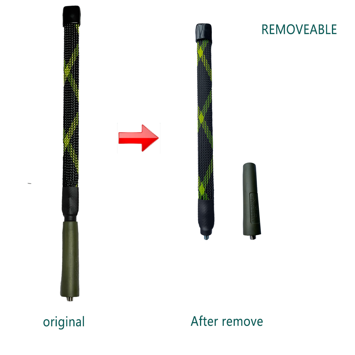 Antena tática de banda completa radtel 136-520mhz para amador RT-490 RT-470L RT-470 RT-900 RT-890 RT-860 RT-780 RT-470X RT-4D RT-760