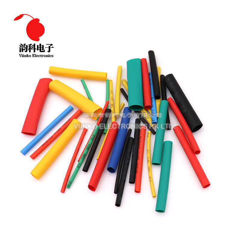 164 stücke Thermoresistant Schrumpf Schlauch Kit 2:1 Schrumpfen Schläuche Sortiert Pack Draht Kabel Verpackung Isolierung Sleeving