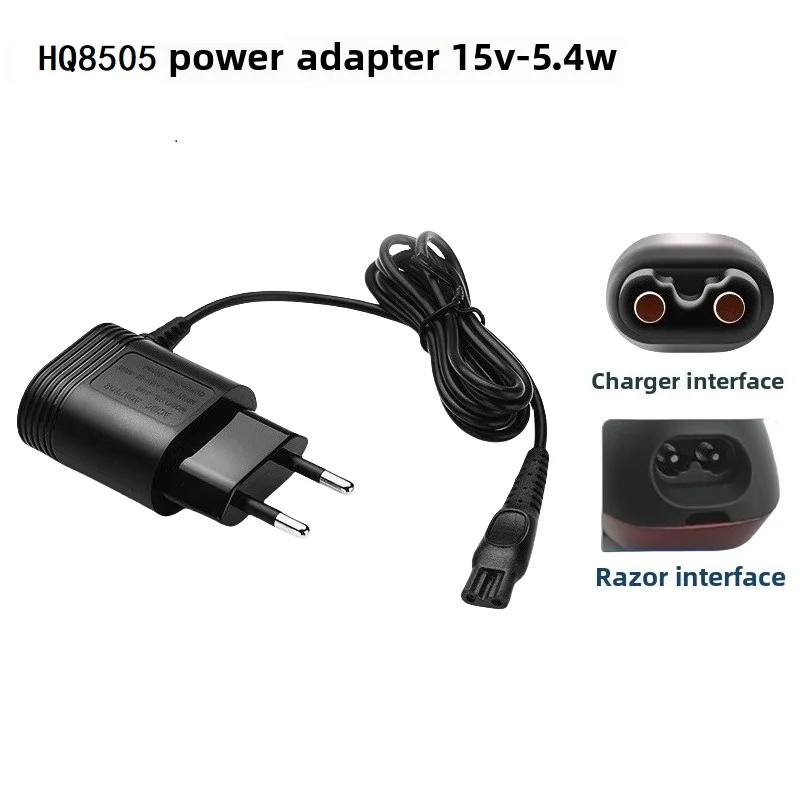 15V Charger Cord for Philips Electric Shaver Razor HQ8505 Power Cord , for Norelco Series 3000 5000 6000 7000 9000 MG5950 MG7750