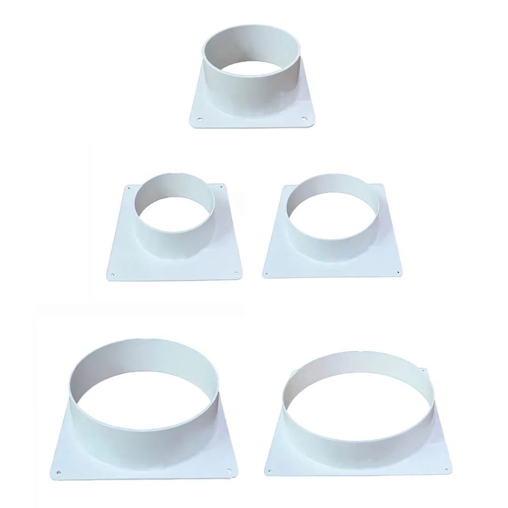 Conector do duto de ventilação de ar flange tubo de ventilação reto ferramentas de duto de plástico componentes do sistema de ventilação de melhoria da casa
