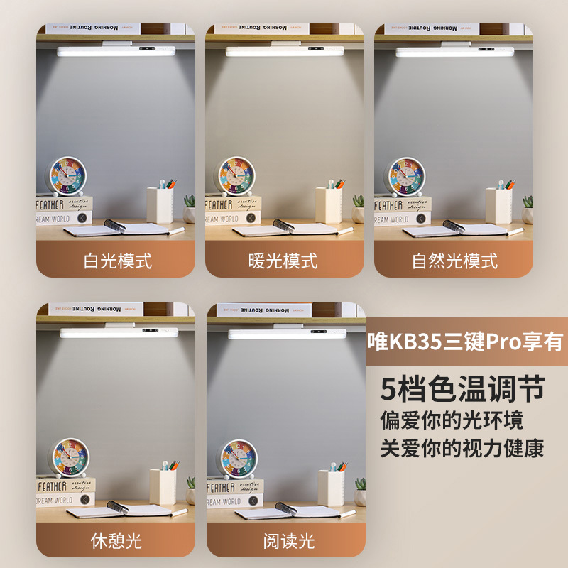XIAOMI Touch Table Lamp Magnetic Desk Lamp Bulit-in Rechargeable Battery For Reading Cabinet Mirror Bedside Recharge Night Light