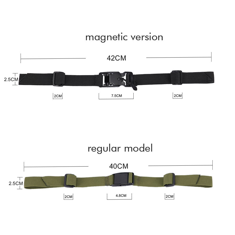 Backpack Magnetic Chest Pack StrapEasy Detachable Strap Adjustable Shoulder Strap Outdoor Camping Tactical Bag Strap Accessories
