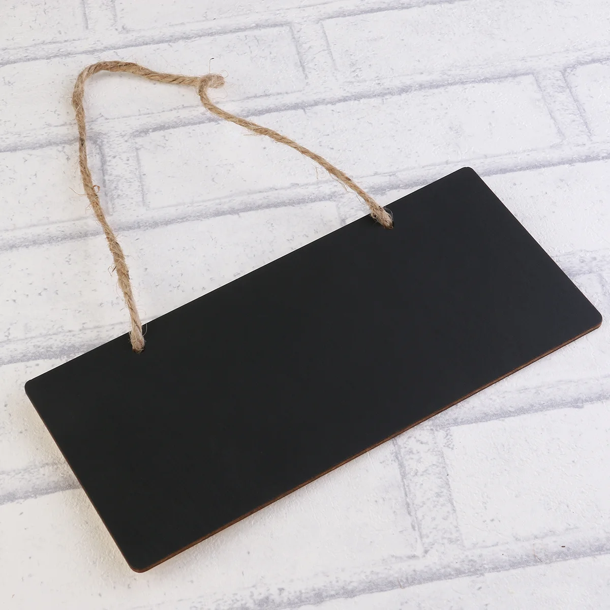 5 Pcs Mini Blackboard Chalkboard Signs Hanging Message Board Wooden Frame Table Number Menu Greeting Decor Presentation Supplies