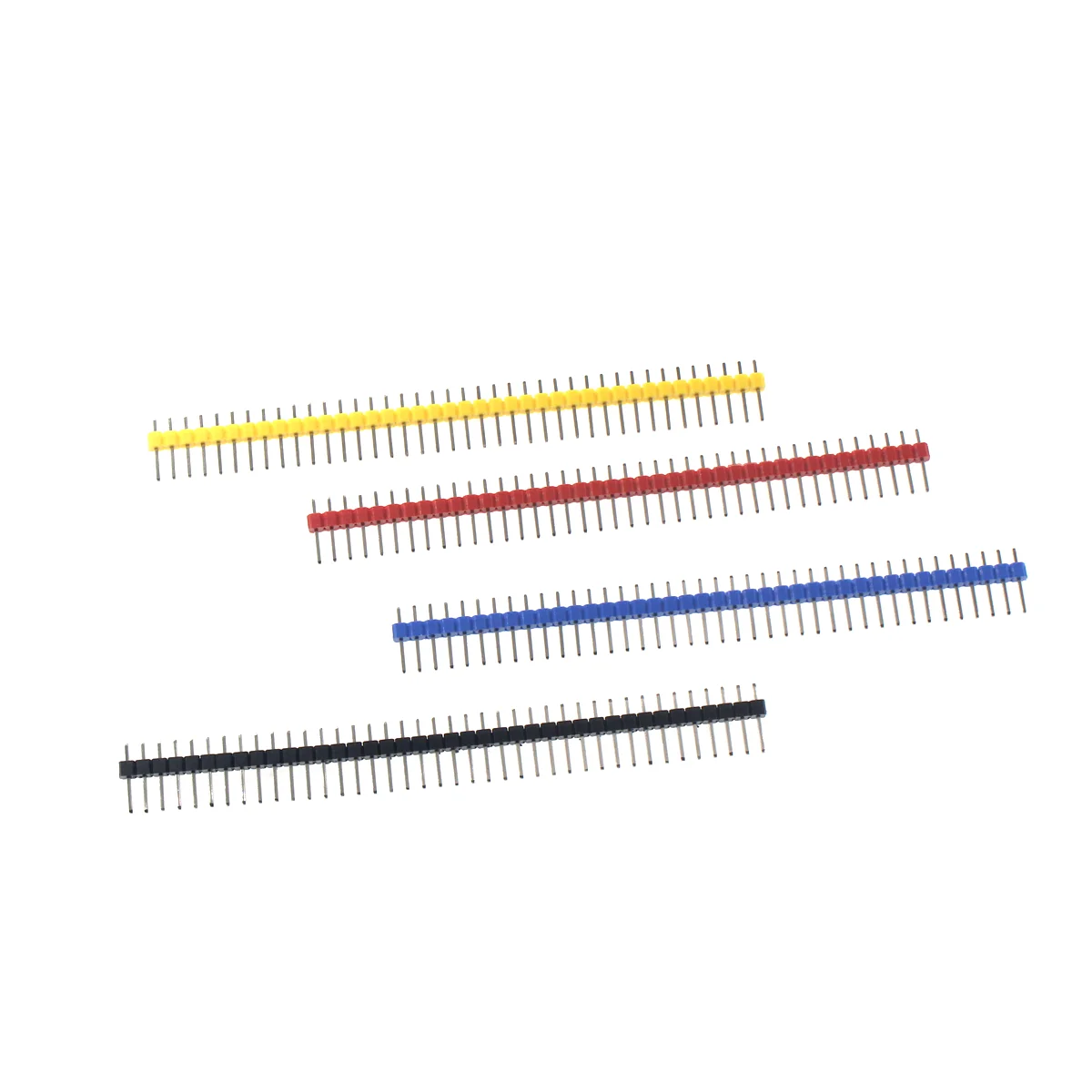 20/10/5/2PCS 1x40 2x40 Pin 2.54 mm Right Angle Single double Row Pin Header Male 90 degrees Needle Connector 2.54mm 1*40 2*40