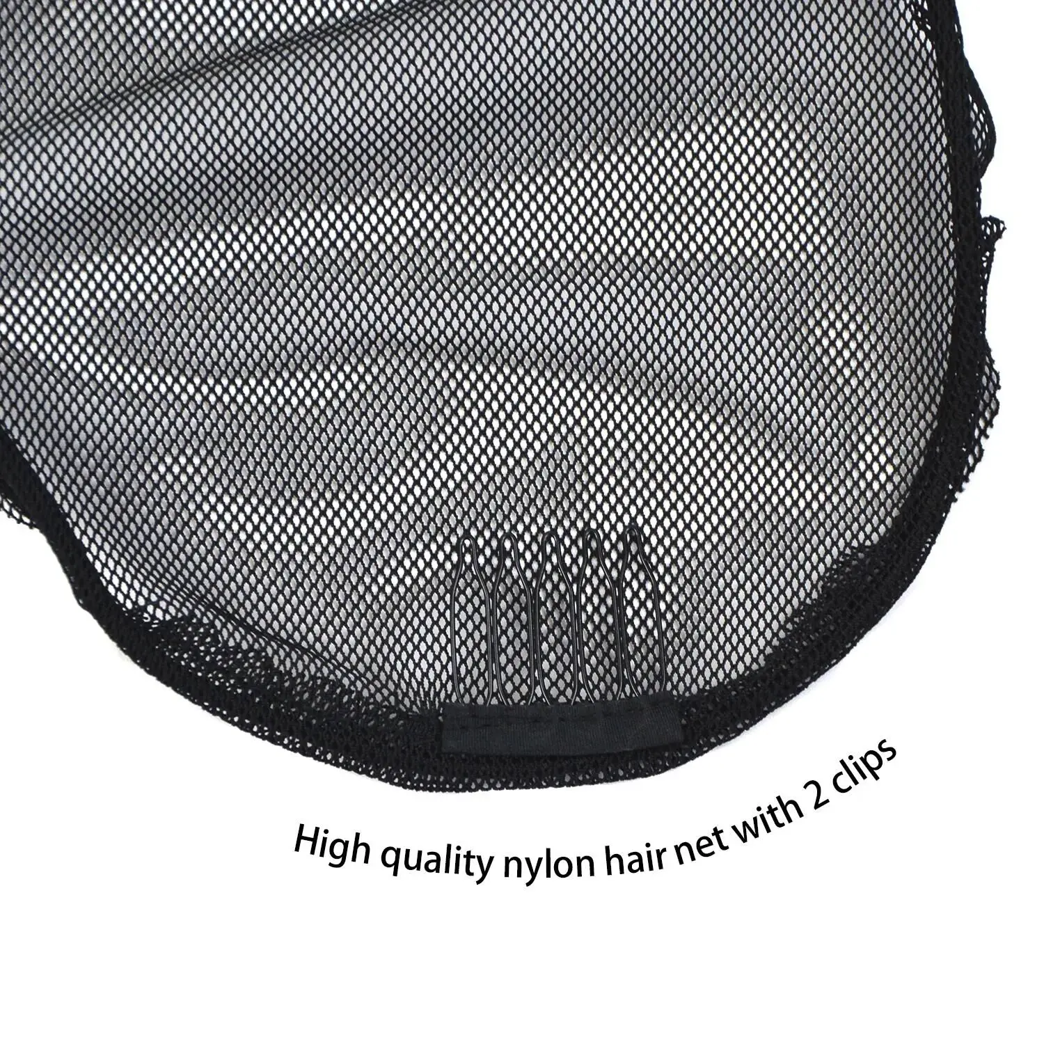 Red de cola de caballo con cordón, Base de red elástica para el cabello con cordón negro para hacer cola de caballo redonda Afro Puff, 3 uds.