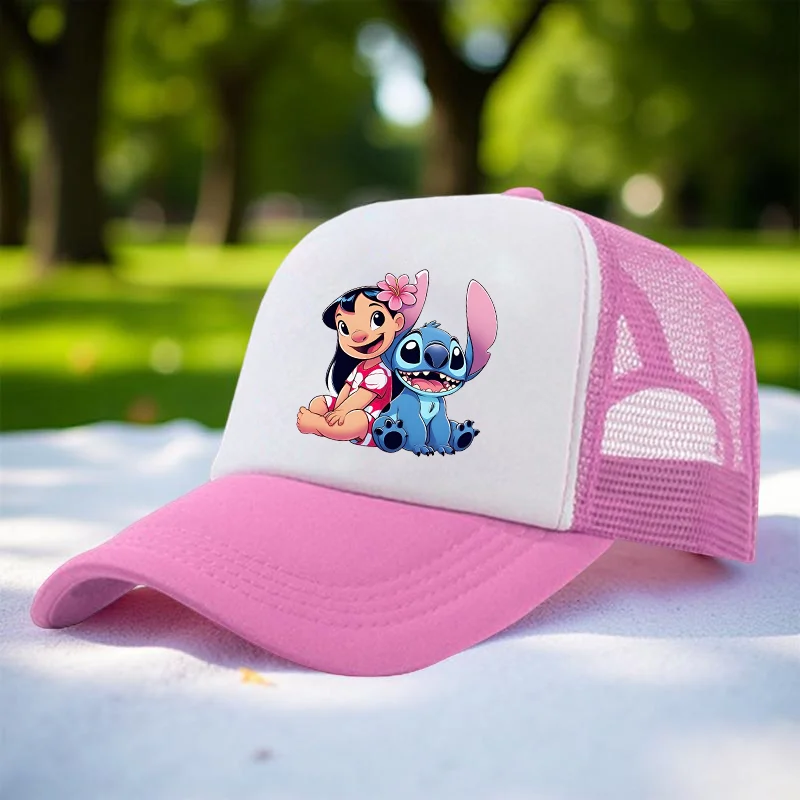 Gorra de béisbol de punto para niños y niñas, protección ajustable, sombrero de sol de malla con estampado de hip-hop informal unisex, sombrero clásico de algodón con visera