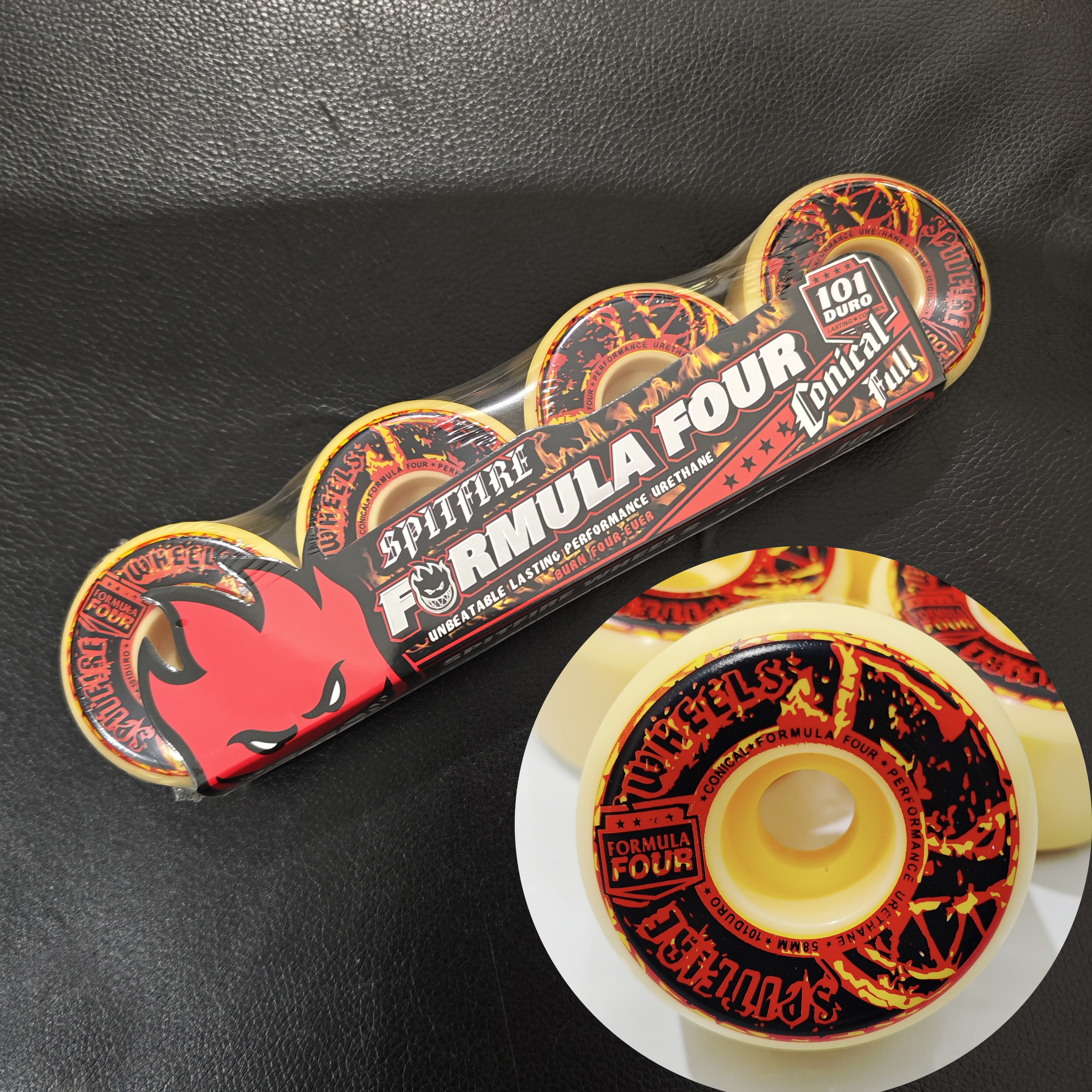 Original Spitfire Skateboard-Rad 58 mm 52 mm 101duro 53 mm 54 mm 56 mm 99duro 80HD Skateboard-Rad für Skateboard