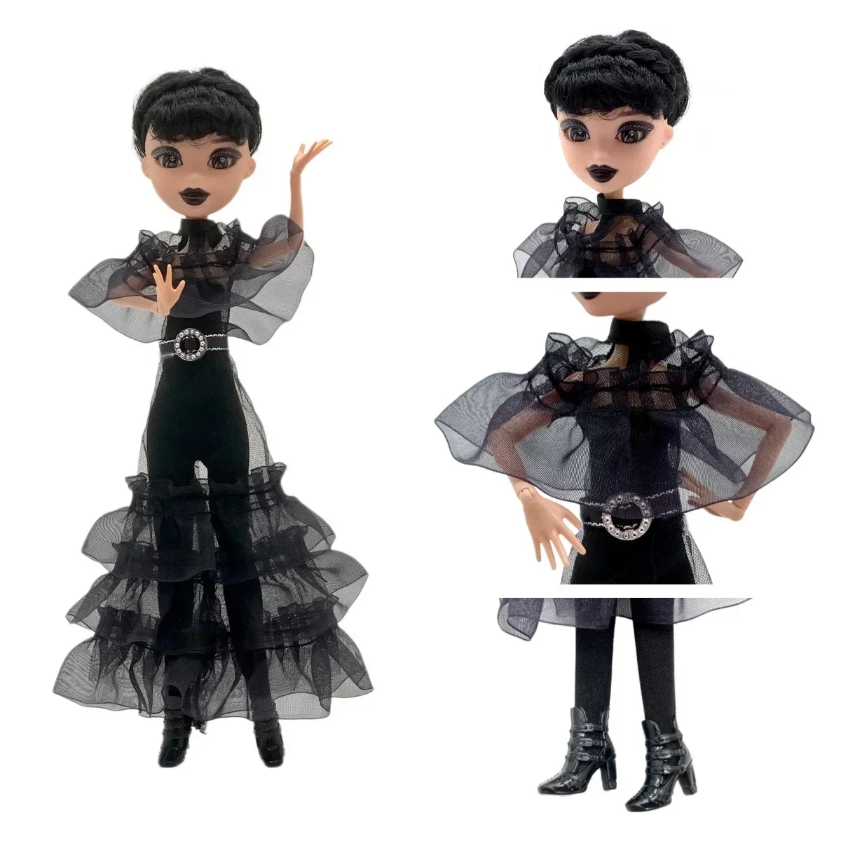 ใหม่วันพุธ Addams รูปน่ารักของเล่น Addams ครอบครัวตุ๊กตาตกแต่งห้องชุดเด็ก Soothing Boy สาวของเล่นของขวัญวันเกิด