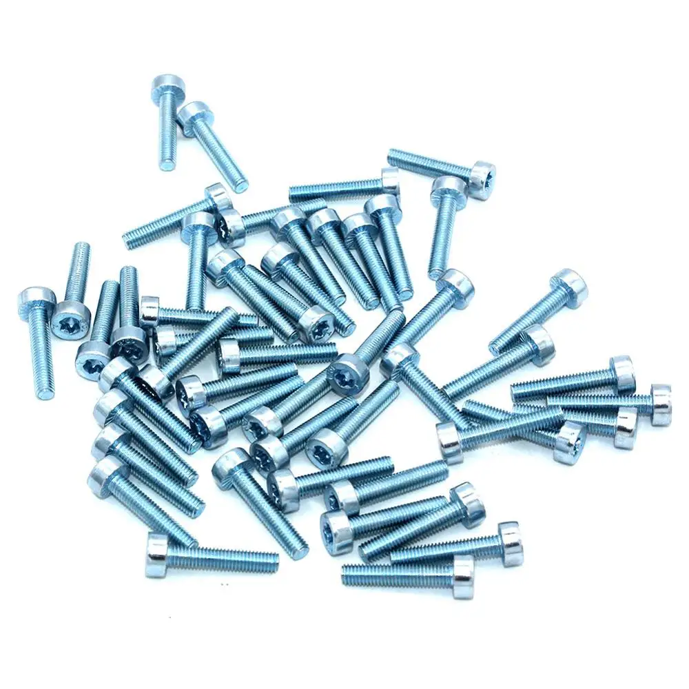 50PKS T27 Torx Bolt M5 x 25 for Stihl Makita Dolmar Oleo-Mac Chainsaw Bruchutter Blower Tiller