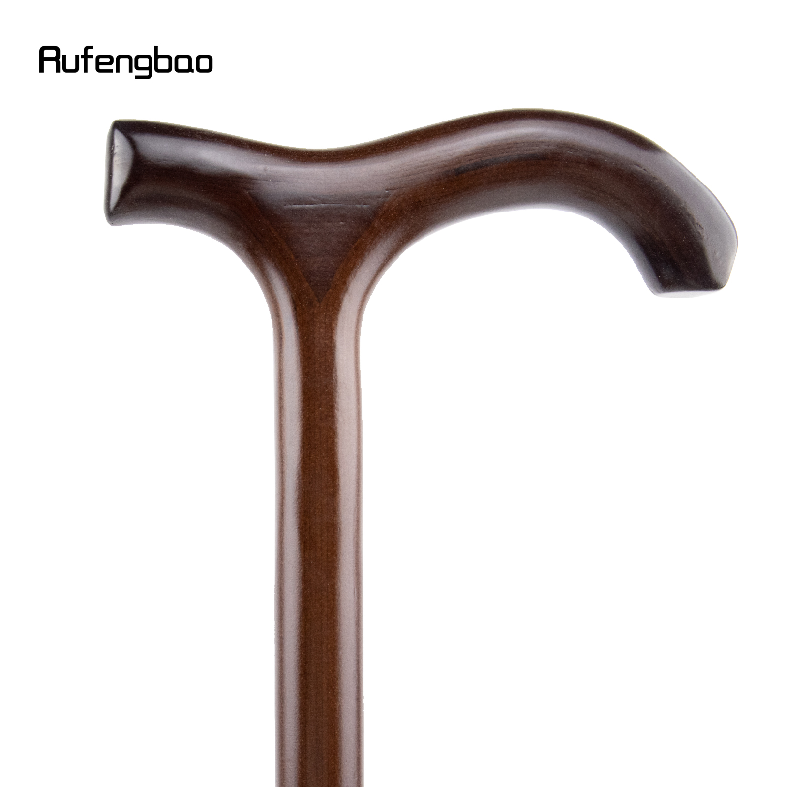 ไม้สีน้ำตาลข้อเดียวไม้เท้าตกแต่ง cospaly cospaly ไม้เท้าฮาโลวีน crosier 92cm