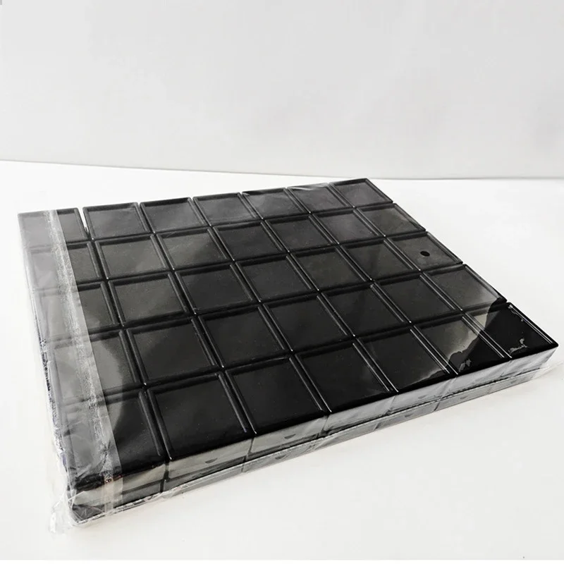 Lot of 70 Clear Gemstone Display Box/Ring Face Bare Stone Gemstone Plastic Clear Glass Diamond Display Box