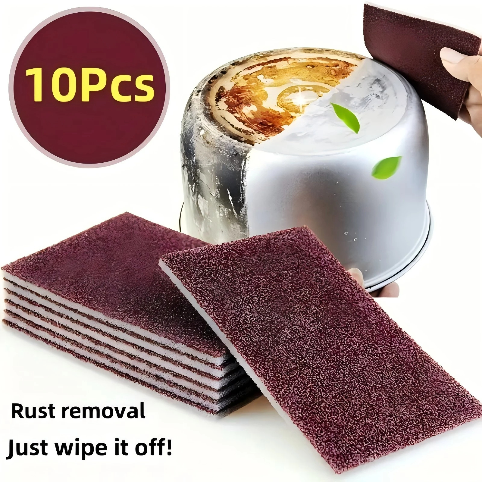 エメリーマジックスポンジ,多機能,耐久性のあるナノ精練パッド,効率的な食器洗い機,家庭用掃除キット,5個,10個