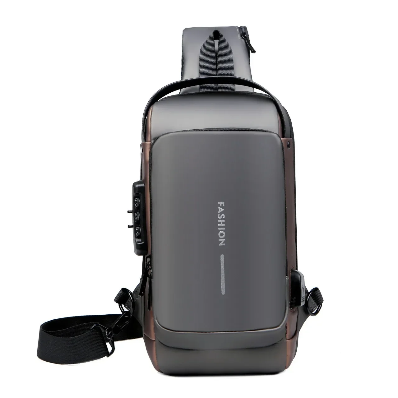 Riñonera de viaje para correr al aire libre informal para hombre, mochila deportiva cruzada con un hombro