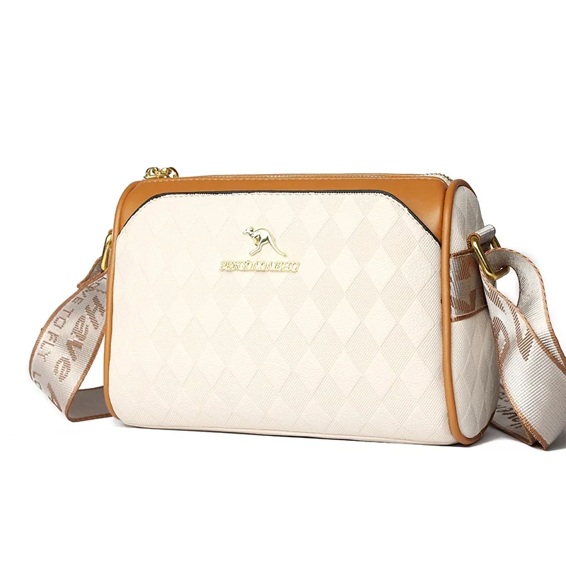 Torebka damska na ramię - modna torebka crossbody, torebka pod pachę, mała kwadratowa torebka listonoszka